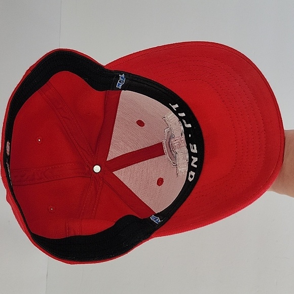 Ohio State University Ballcap Red w/ Gray, White & Black Embroidered Logo - Picture 7 of 9